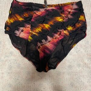 Torrid Multicolor Tie-Dye Bikini Bottoms